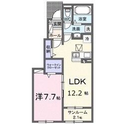 ウィンクルムＢの物件間取画像